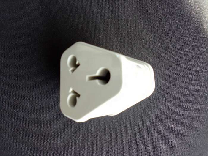 International 3 pin Plug Travel Adaptor for South African Devices