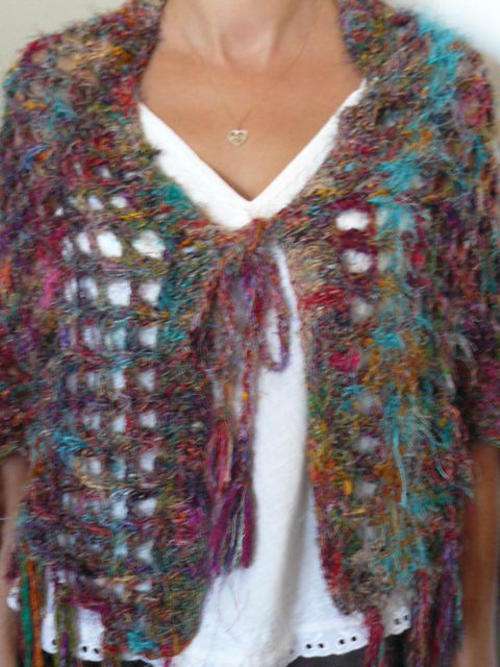 MOHAIR SHAWL MULTI COLOURS SO PRETTY