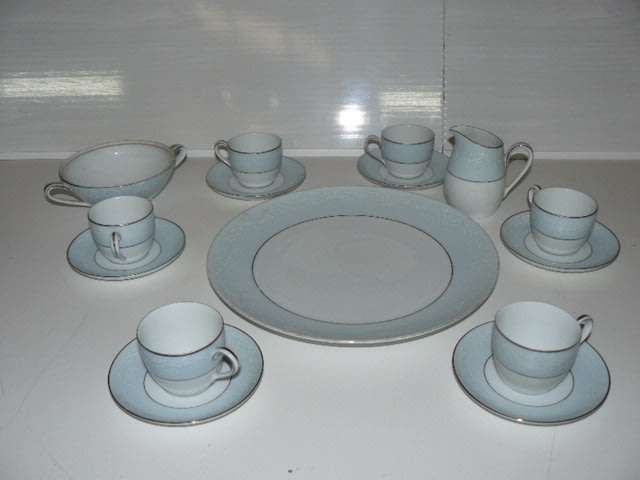 STUNNING NORITAKE "LAUREATE" ESPRESSO SET 15PCE LOVELY SET