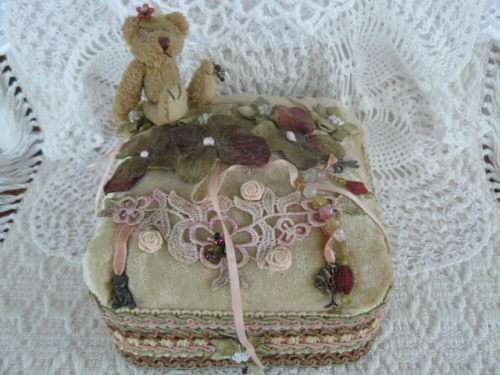 Hand made extra cute and functional TEDDY TIN