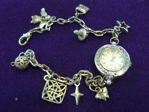 Watch on Charm Bracelet