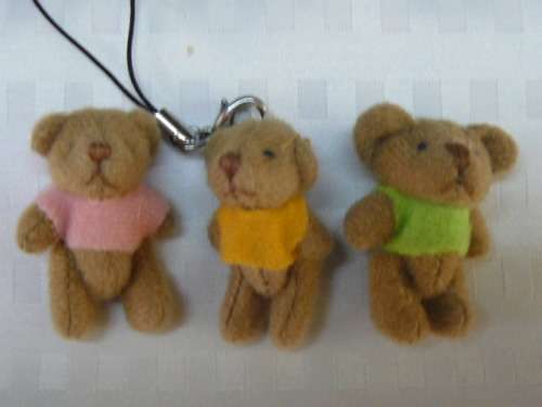 MINIATURE TEDDYS X 3 MOVE ARMS AND LEGS