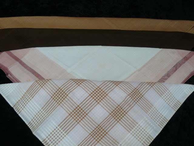 MENS COTTON HANKIES X 4