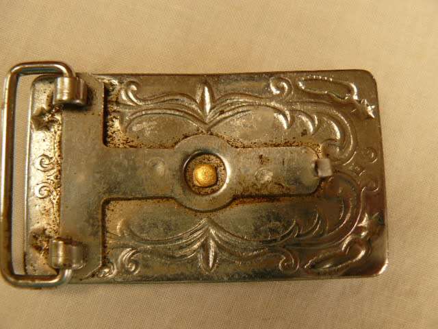 BUFFALO METAL BELT BUCKLE