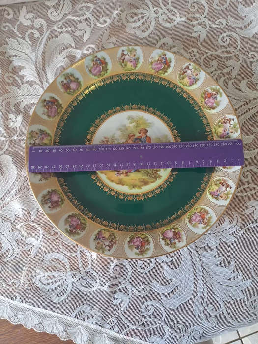 Imperial Bavaria 32cm diam hand painted Fragonard platter STUNNING!!!!!!!