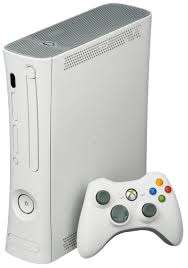 Xbox 360 with power cable and 1 controller...White in color