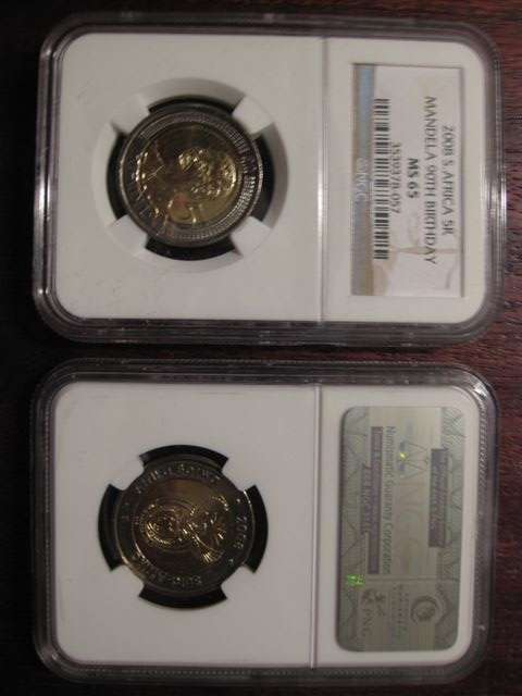 ****Mandela 2008 Birthday R5**** MS65 - 2 Available
