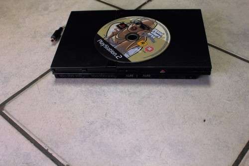 Black PS2 Slimline Console + 5games