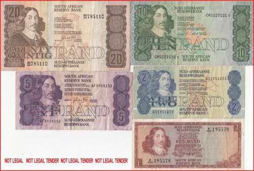***  SET OF  FIVE   NOTES   ***        SET043