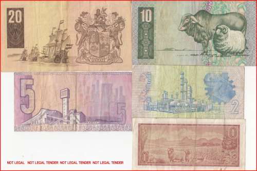 ***  SET OF  FIVE   NOTES   ***        SET043