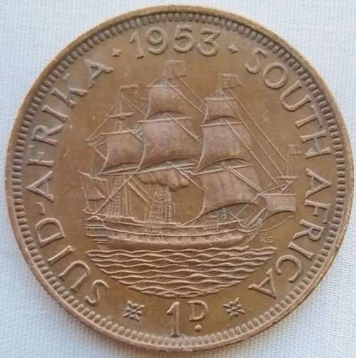 1953    PENNY  COIN   SA          SUN10748