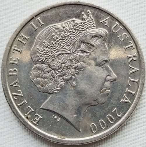 2000  -  10 CENTS Coin      AUSTRALIA         SUN10990