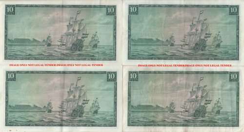***  SET OF FOUR R10 NOTES     ***     (BID PER NOTE TO TAKE ALL 4 NOTES)   SET034B