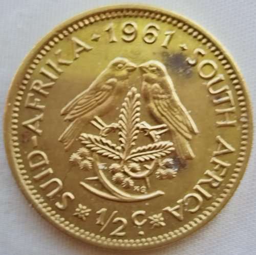 1961   1/2c   Coin                SUN11681