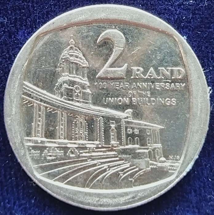 2014  2 Rand   100 years anniversiry of the Union building    RSA      SUN12246*