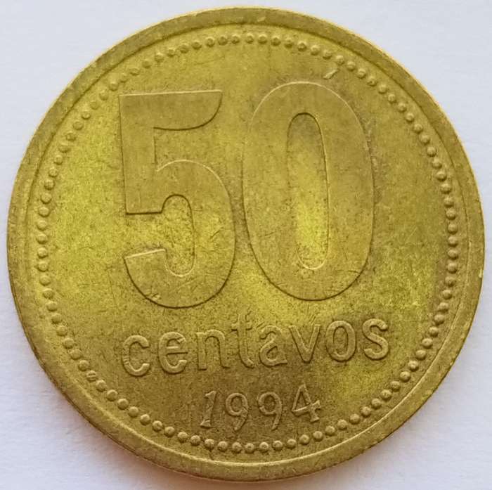 1994   50 CENTAVOS COIN      Argentina          SUN12393~