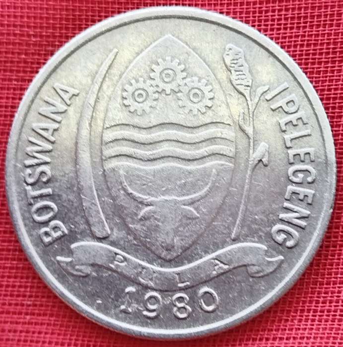 1980   10  THEBE COIN       BOTSWANA                       SUN12450~