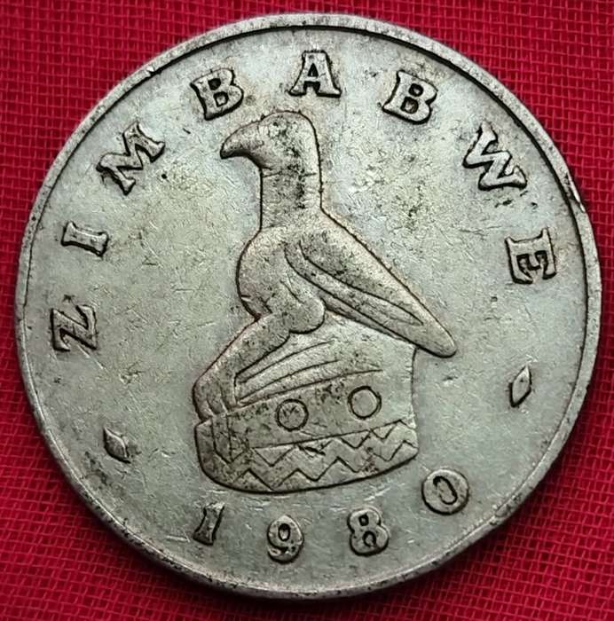 1980  20 Cents     Zimbabwe          SUN12570~