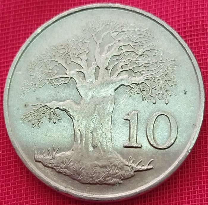 1980  10 Cents     Zimbabwe          SUN12718~