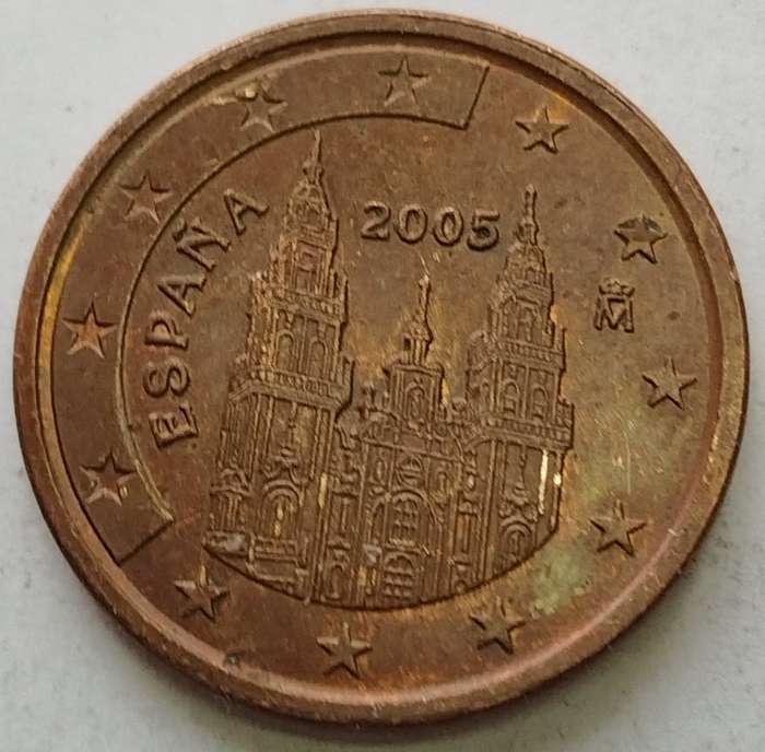2005  5 Euro Cent      SPAIN          SUN13198~
