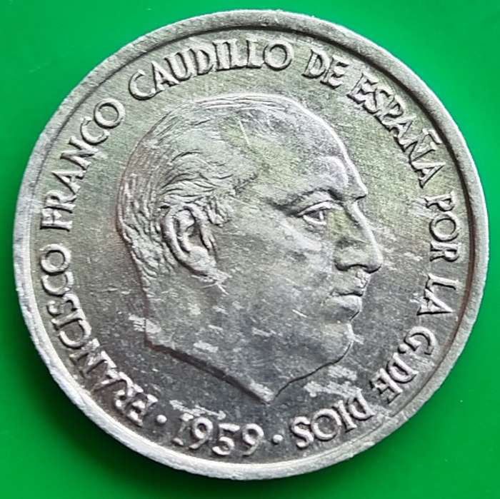 1959  10 Centimos Coin      Spain          SUN13907~