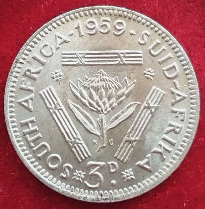 1959     THREEPENCE   COIN   SILVER           SUN14104*