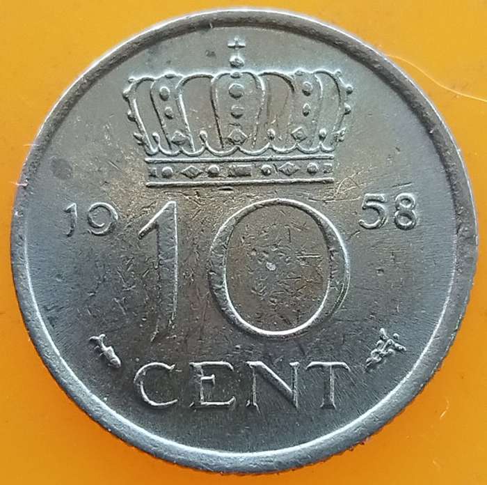 1958  10 Cent      Netherlands          SUN14536~