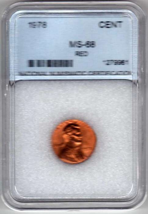 1978   CENT   COIN    USA      NNC GRADED  MS-68