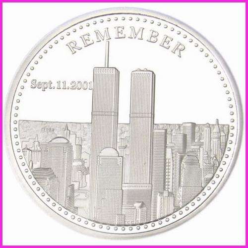 9/11 US HEROES MEMORIAL FIREMAN CHALLENGE COIN
