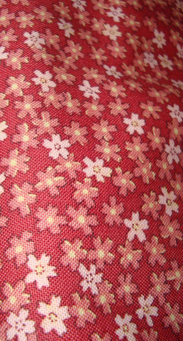 Thimbleberrie fabric (no need to wash as does not bleed)