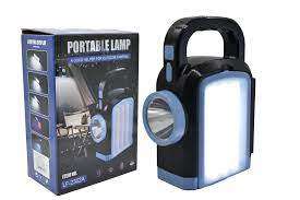 Multifunction solar led flashlight 16x20x6cm.