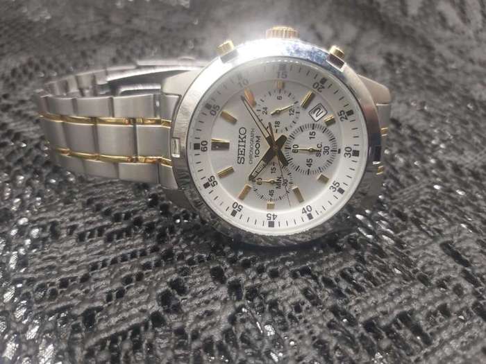 STYLISH SEIKO Quartz SKS607P1 -ORIGINAL CASE ONLY--COMPLETE DESIGN