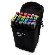 24 Piece Fine Art Dual Tip Markers