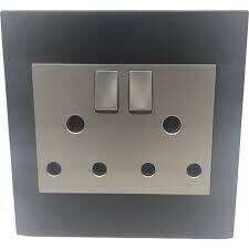 REDISSON DOUBLE WALL SWITCH SOCKET 2 X 16A