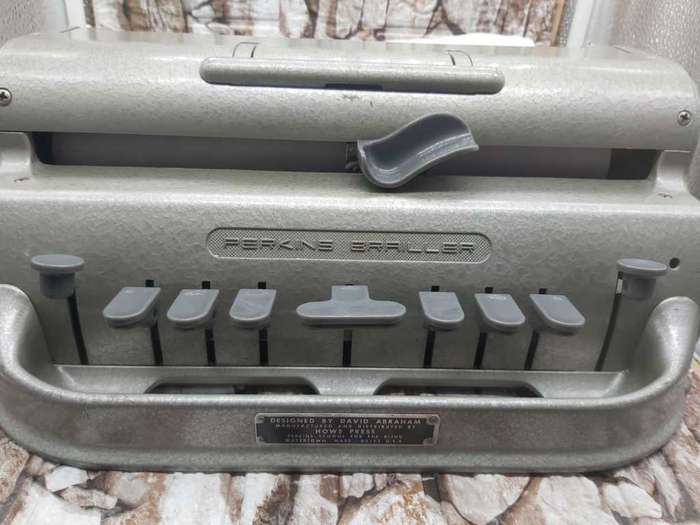 Perkins Classic Brailler TYPE WRITER-ANTIQUE