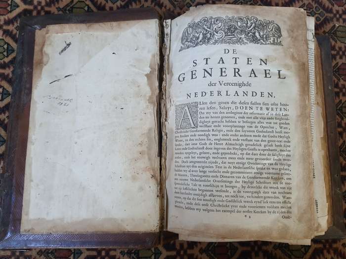 ANTIQUE WEEK #3 -THE YEAR 1637 - BIBLIA De gantfche H. Schrifture vervattende alle canonjicke Boeken