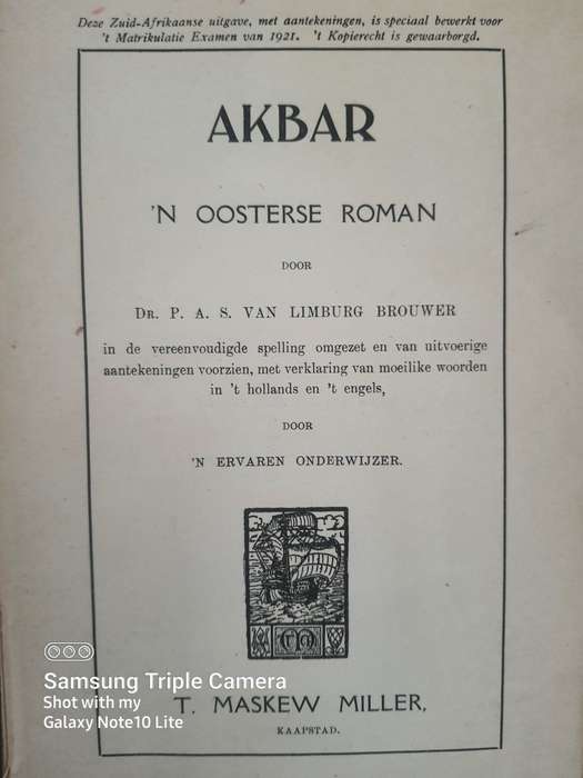 KA#14 - ASSORTMENT OF OLD BOOKS - CJ LANGENHOVEN