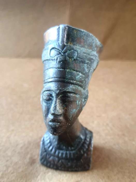 #8 - EGYPTIAN MARBLE FIGURES X3
