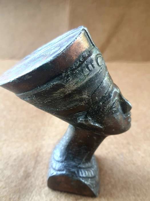 #8 - EGYPTIAN MARBLE FIGURES X3