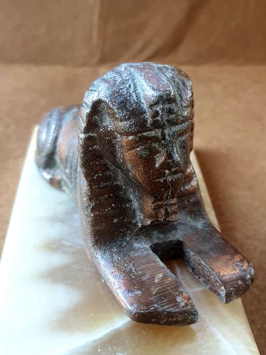 #8 - EGYPTIAN MARBLE FIGURES X3