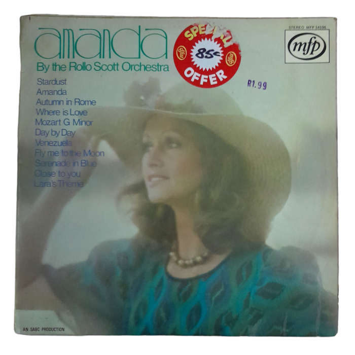 1974 Rollo Scott Orchestra - Amanda - Vinyl, 7`, 33RPM - Pop - Very Good - With Cover