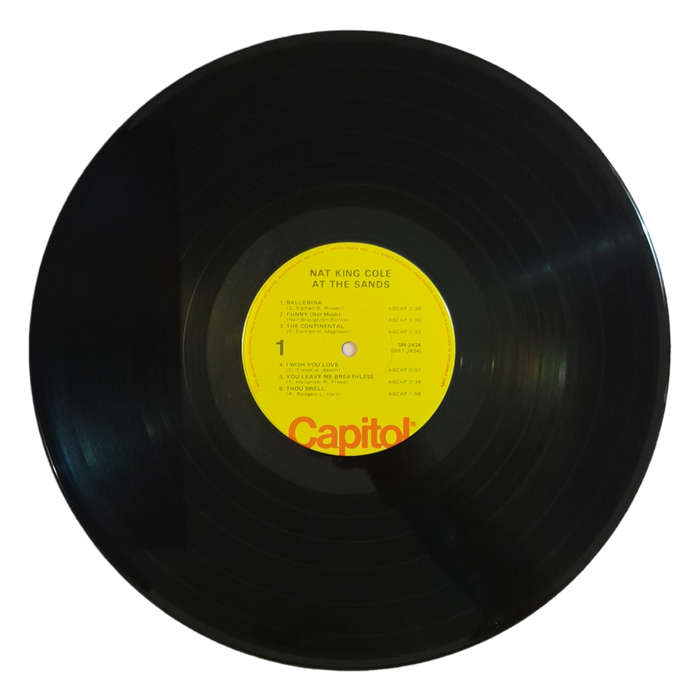 1966 Nat King Cole - Nat King Cole At The Sands - Vinyl, 7`, 33 RPM - Jazz, Pop - Very Good Plus - W