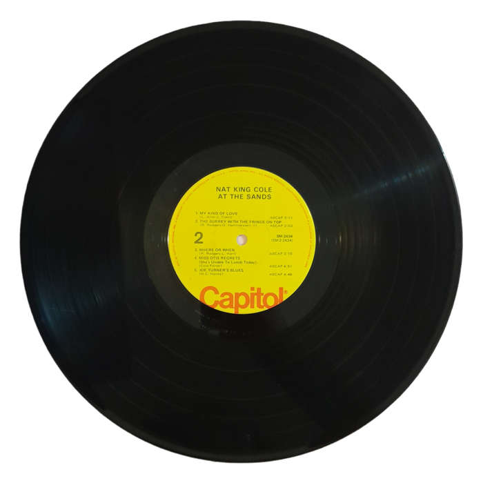 1966 Nat King Cole - Nat King Cole At The Sands - Vinyl, 7`, 33 RPM - Jazz, Pop - Very Good Plus - W