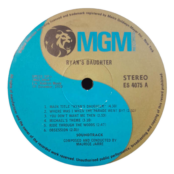 1970 Maurice Jarre - Ryan`s Daughter - Vinyl, 7`, 33 RPM - Jazz, Classical, Folk, World, Country, St