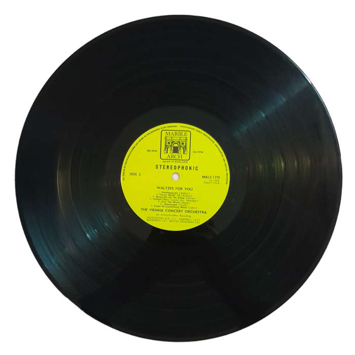 1969 The Vienna Concert Orchestra - Waltzes For You - Vinyl, 7`, 33 RPM - Classical - Very Good - Wi