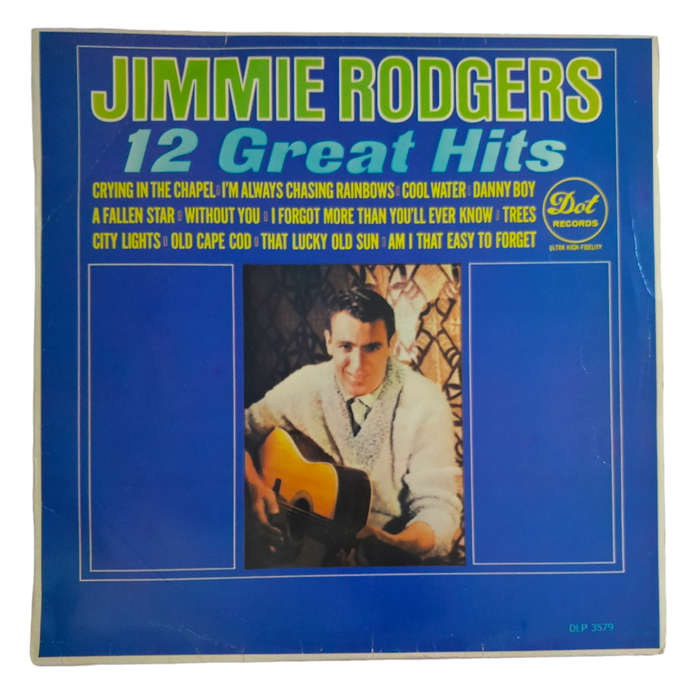 1964 Jimmie Rodgers - 12 Great Hits - Vinyl, 7`, 33 RPM - Pop, Folk, World & Country - Very Good Plu
