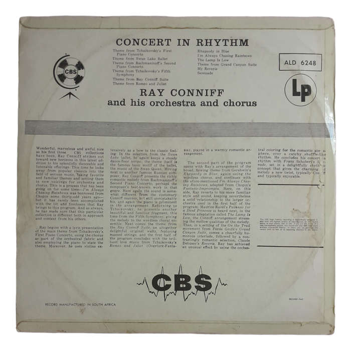 1958 Ray Conniff And His Orchestra And Chorus - Concert In Rhythm - Vinyl, 7`, 33 RPM - Jazz - Very