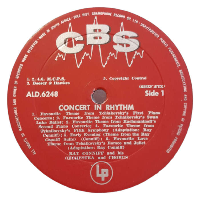 1958 Ray Conniff And His Orchestra And Chorus - Concert In Rhythm - Vinyl, 7`, 33 RPM - Jazz - Good