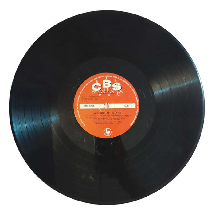 1958 Ray Leibowitz - A Night In Tel-Aviv - Vinyl, 7`, 33 RPM - Folk & Dance - Good - With Damaged Co