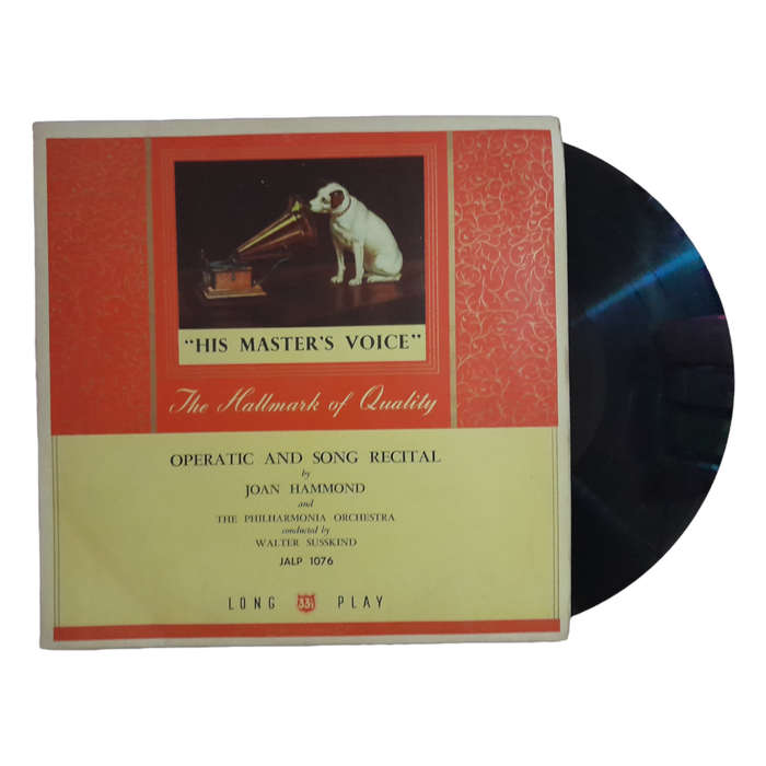 1953 Joan Hammond - Operatic And Song Recital - Vinyl, 7`, 33 RPM - Classical - Very Good - With Cov